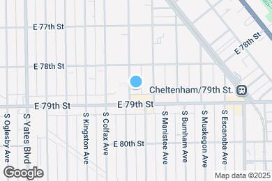 Map image of the property - 7839 S Saginaw Ave