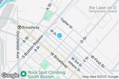 Map image of the property - 195 W 2nd St