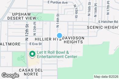 Map image of the property - 9037 N 14th St