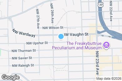 Map image of the property - 2537 NW Upshur St