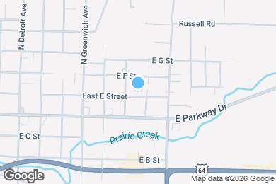 Map image of the property - 901 E E St