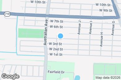 Map image of the property - 1061 W 4th St