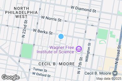 Map image of the property - 1833 N 19th St
