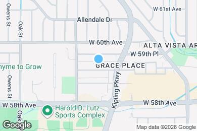 Map image of the property - 10311 W 59th Ave