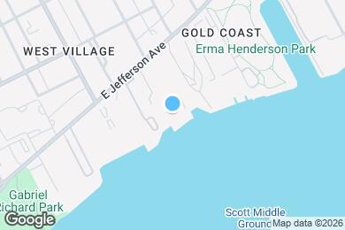 Map image of the property - 8200 E Jefferson Ave