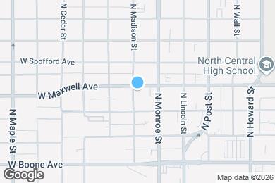 Map image of the property - 1027 W Maxwell Ave