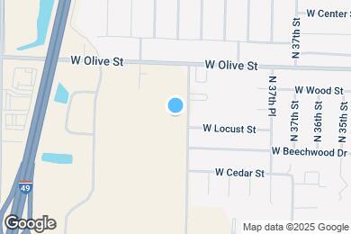 Map image of the property - 700 N 40th St