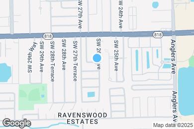 Map image of the property - 4951 SW 26th Ave