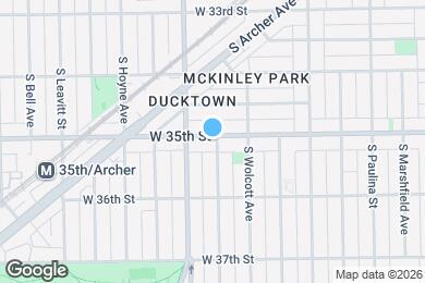 Map image of the property - 1937 W 35th St