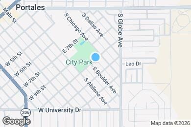 Map image of the property - 901 S Boulder Ave