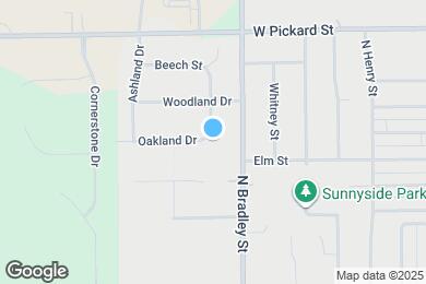 Map image of the property - 801 Oakland Dr