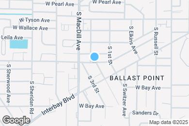 Map image of the property - 2920 W Bay View Ave