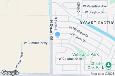 Map image of the property - 13010 W Rosewood Dr