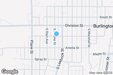 Map image of the property - 402 S Adams St