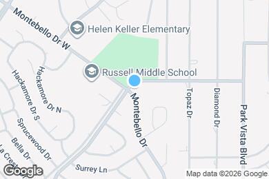 Map image of the property - 4985 Montebello Dr