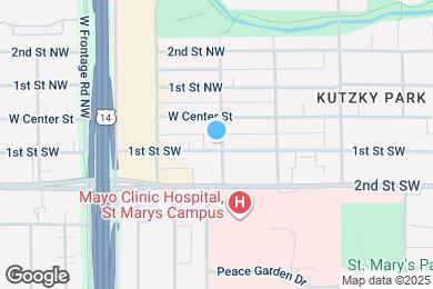 Map image of the property - 1301 1st St SW