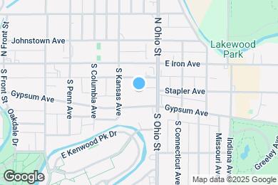Map image of the property - 126 S Ohio St