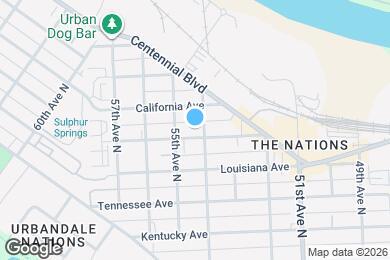 Map image of the property - 5402 Pennsylvania Ave