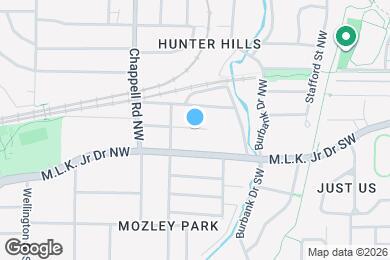 Map image of the property - 1338 Sharon St NW