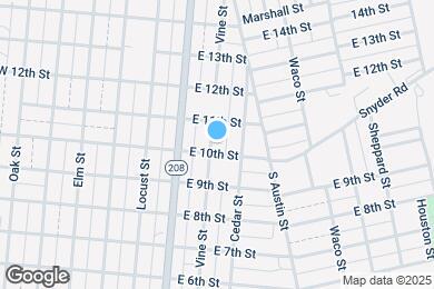 Map image of the property - 1012 Vine St