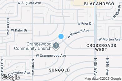 Map image of the property - 3702 W Vista Ave