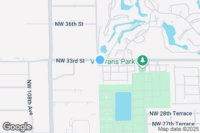 Map image of the property - 3250 NW 103rd Path