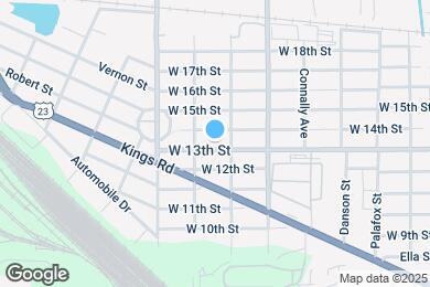 Map image of the property - 2265 W 13th St