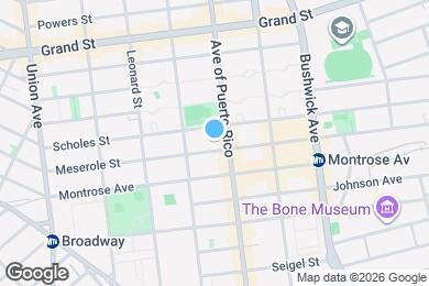 Map image of the property - Meserole Street