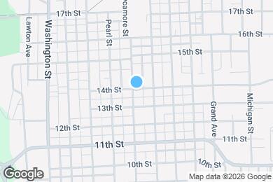Map image of the property - 1331 Sycamore St