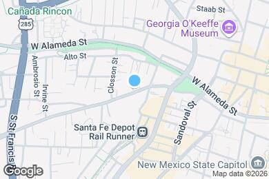 Map image of the property - 523 Agua Fria St