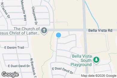 Map image of the property - 1733 E Silversmith Trail