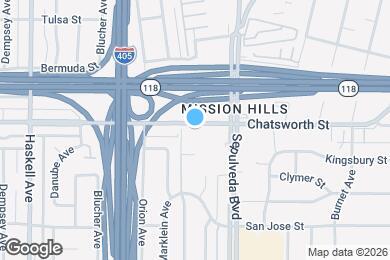 Map image of the property - 15444-15454 Chatsworth St.