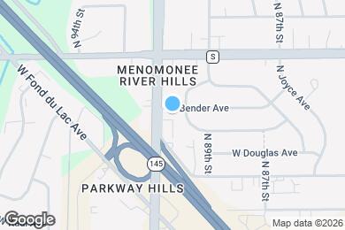 Map image of the property - 9015 W Bender Ave