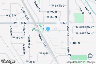 Map image of the property - 165 W 250 N