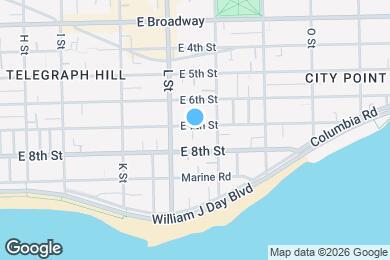 Map image of the property - 651 E 7th St