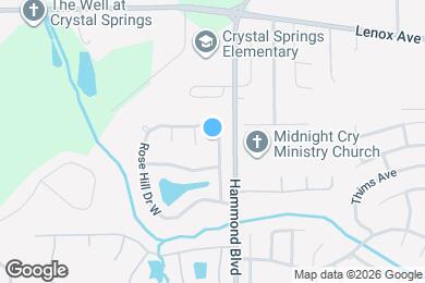 Map image of the property - 1384 Rose Hill Dr E