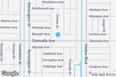 Map image of the property - 21286 Quesada Ave