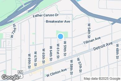 Map image of the property - 1317 W 61st St