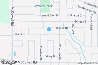 Map image of the property - 1540 Maria Dr