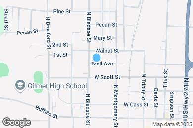 Map image of the property - 611 Mell Ave