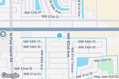 Map image of the property - 8241 NW 54th Ct