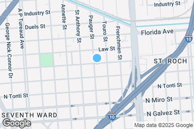 Map image of the property - 3137 Pauger St