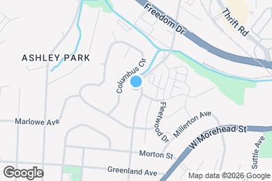 Map image of the property - 1710 Berryhill Rd