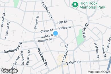 Map image of the property - 13 Garden St