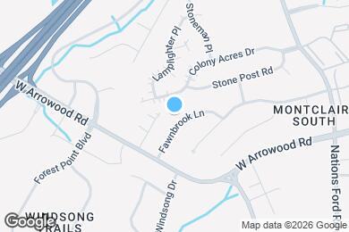 Map image of the property - 614 Fawnbrook Ln