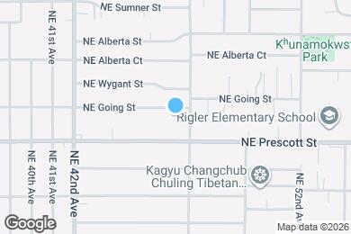 Map image of the property - 4614 NE Going St