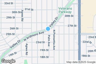 Map image of the property - 2509 Palm Ave