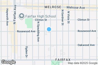 Map image of the property - CU2 - 465 N. Curson Ave