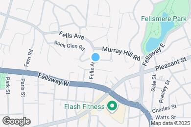 Map image of the property - 45 Fells Ave