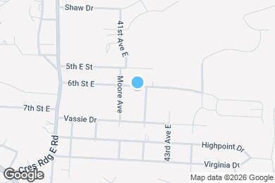 Map image of the property - 4419 6th St E